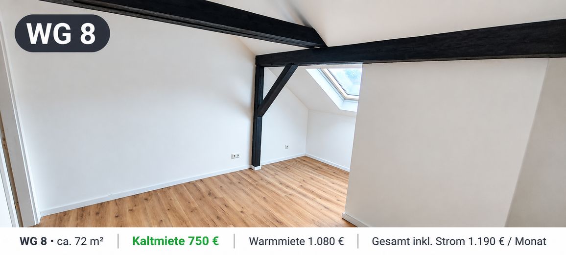 Gruntownie wyremontowane mieszkania i maisonette w strefie pieszej – WG 8