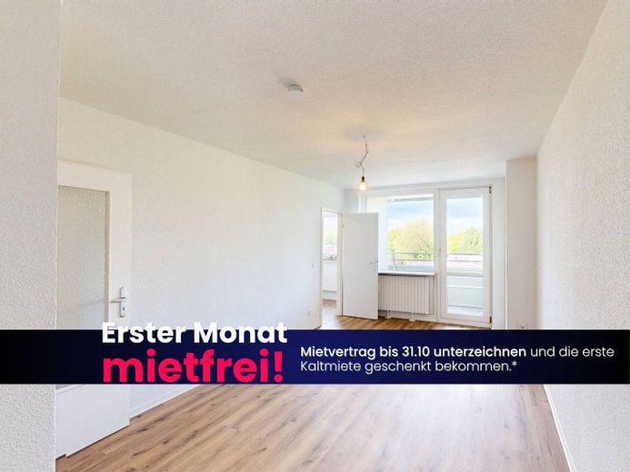 Einziehen. Einkuscheln. 1. Kaltmiete sparen: Helles 1-Zimmer-Appartement mit Balkon – Foto 2