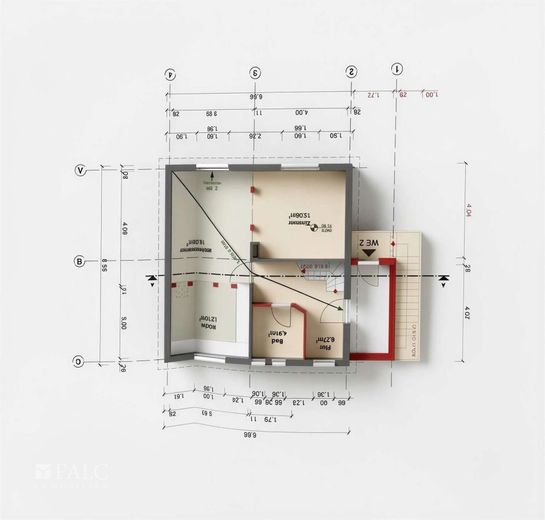 Rohdiamant in Top-Lage! Zwei Wohneinheiten in direkter Nordseelage - Projekt zur Fertigstellung – Grundriss Wohnung im EG - (KI generiert)