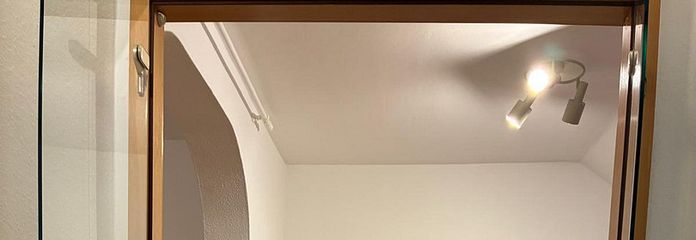 Glastür zw Flur & Esszimmer