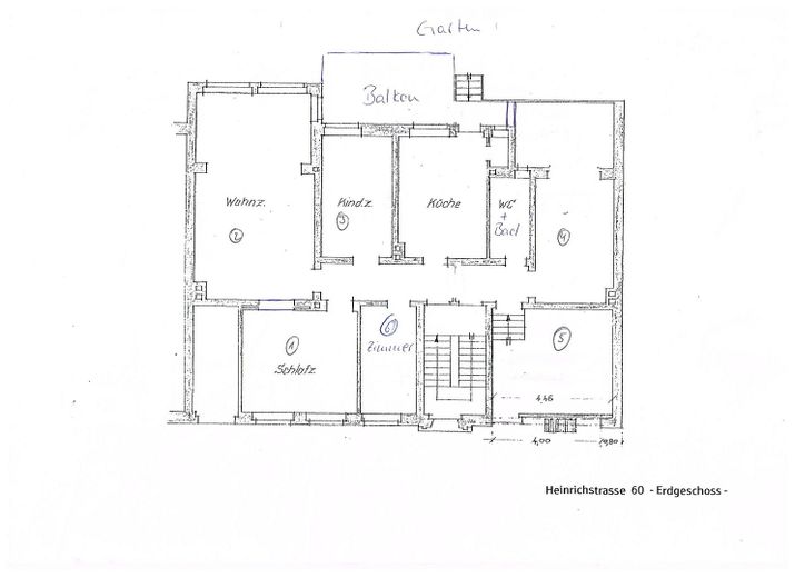Amplio piso de 5 habitaciones con cocina, baño y aseo en Osnabrück Wüste – Foto 11