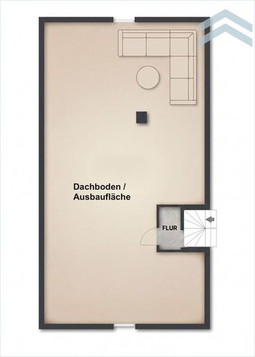 Ausbaufähiges Eigenheim mit großem Gartengrundstück &amp; Garage – Dachboden / Ausbaufläche