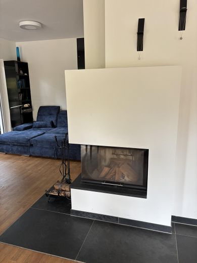 Einfamilienhaus von privat in Kallinchen bei Berlin – Wohnzimmer EG Kamin 