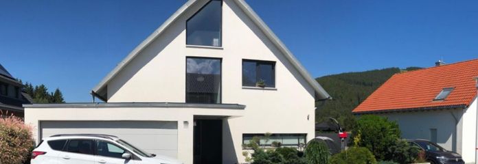 Ansicht West, Eingang