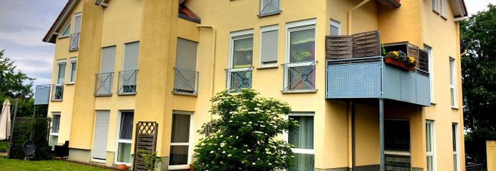 Blick vom Garten aus