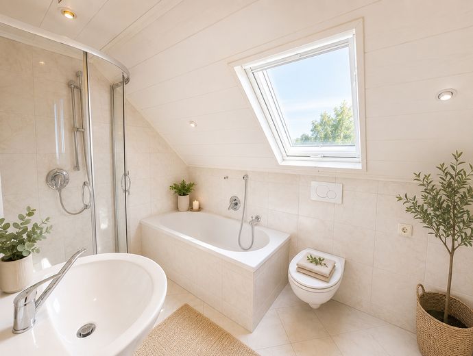 Ohne Provision - Freie 5 Zimmer Wohnung in ruhiger Lage, Garage, Balkon – Bad