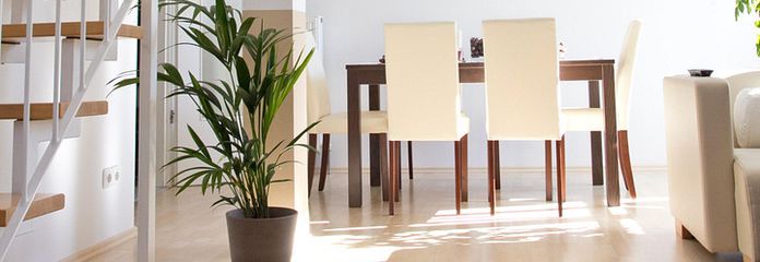 2,5-Zimmer-DG-Maisonette mit Galerie, Balkon, EBK & 2 TG-Stellplätzen – Esszimmer/ Wohnzimmer
