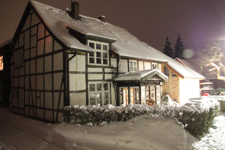 Haus im Winter