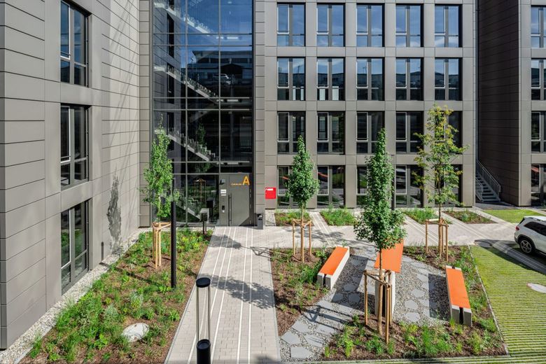 ATIK: Moderne, lichtdurchflutete Büroflächen im THE HUB Walldorf – Außenansicht