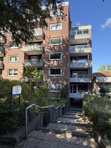 Penthousewoning met groot dakterras en nabij de Förde van particulier – Hauseingangsbereich