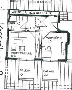 Schöne 2-Zimmer-Wohnung über den Dächern von Würzburg – Foto 7