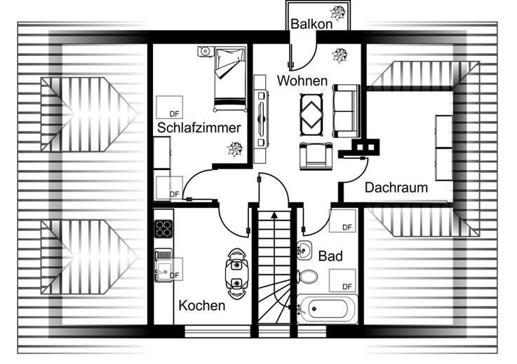 PROVISIONSFREI: freies gepflegtes MFH mit mindestens 6,8 % Rendite oder Faktor 14 – Haus 10 DG