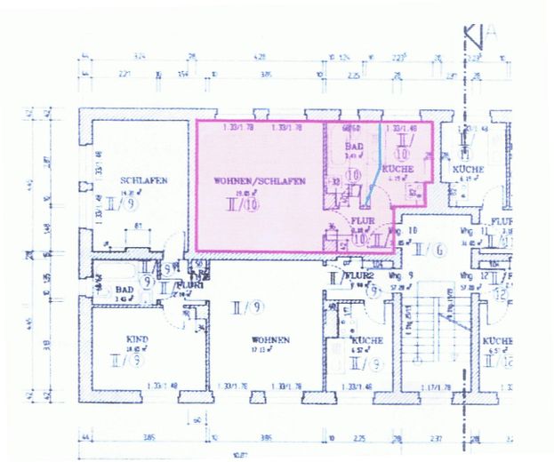 Solido investimento: appartamento ben tenuto di 1 locale con inquilino di lunga data – Grundriss