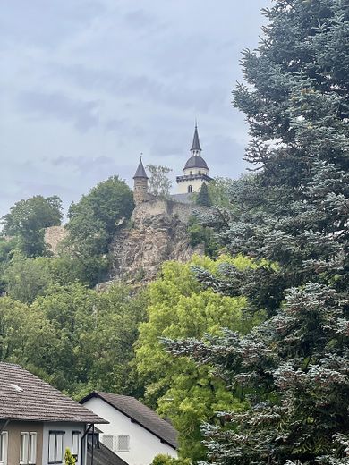 Blick vom Balkon