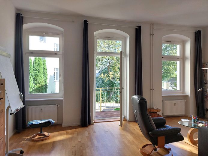 Provisionsfrei: Verkehrsgünstig und ruhig gelegene Praxis oder Büro am Nordrand Prenzl Berg – Großes Zimmer