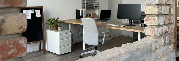 2-Zimmer-Gewerbeeinheit mit 59,86 m² in Leipzig-Südvorstadt - Cafe, Büro, Studio,... – Laden: Nutzung als Büro 