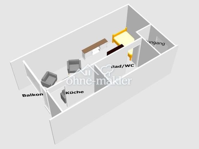 München-Solln - Apartment mit sonnigem Balkon, Wellnessbereich und Tierfgaragenstellplatz – Foto 1