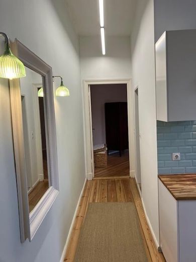 Flur Blick auf Wohnzimmer