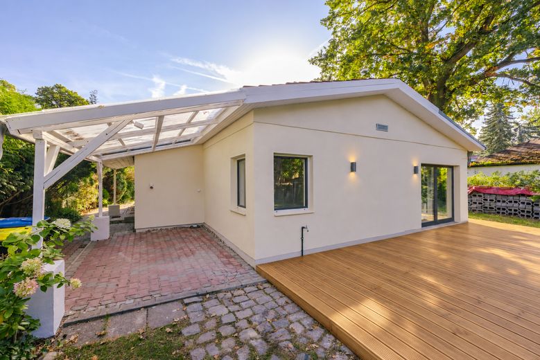 Vivir bien en Falkensee – Haus Rückseite