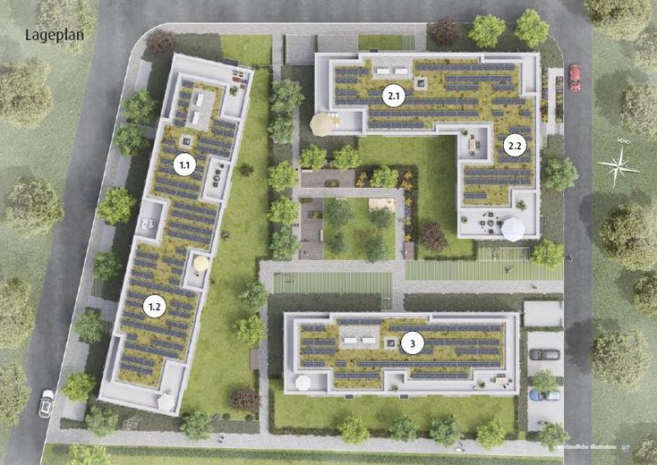 Ihr eigener Garten im Neubau – 65 m², Maintal, nahe Frankfurt – Lageplan