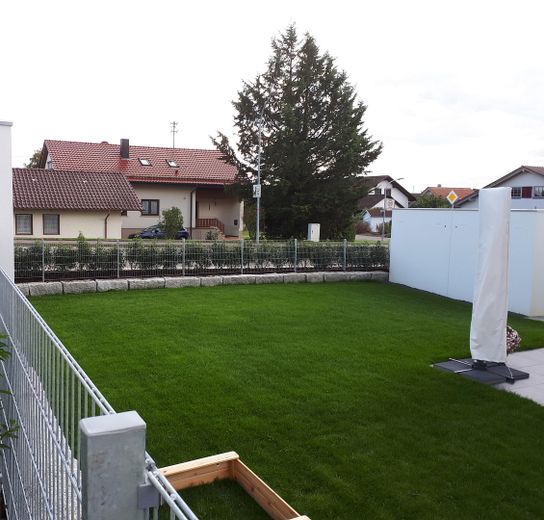 Doppelhaushälfte mit Garten – Garten
