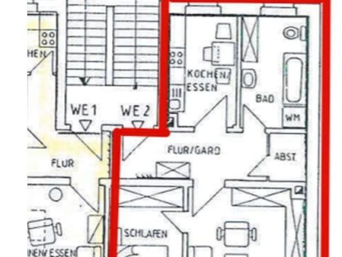 Objekt-Nr.: 10824 - vermietete 2-Zimmer-ETW im EG mit Wanne, Balkon und 2 Abstellräumen zentrumsnah in Plauen – Foto 1
