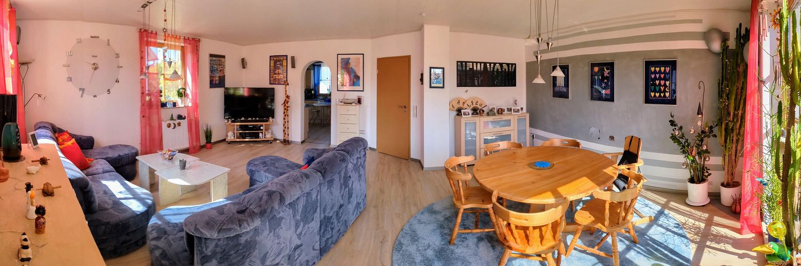 Wohn/Esszimmer Panoramabild