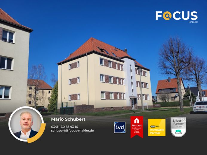 Zwenkau - tolle 4-Raumwohnung mit Balkon, Tageslichtbad und Stellplatz am Zwenkauer See – Foto 1
