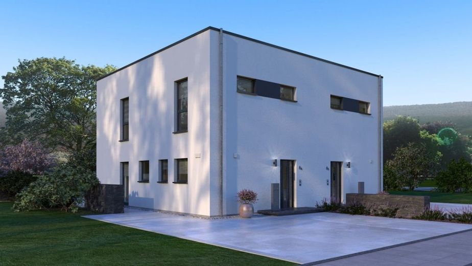 MODERNE ARCHITEKTUR TRIFFT AUF GEMÜTLICHKEIT – Ansicht Eingang