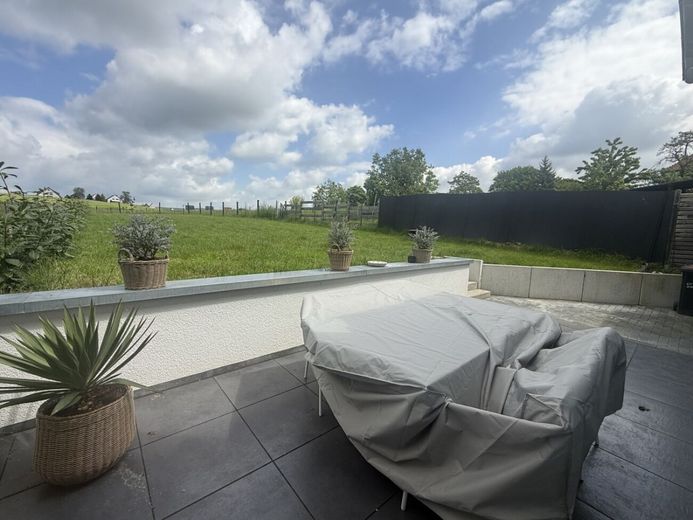Moderne Doppelhaushälfte mit großem Garten, Weitblick &amp; Carport in Werste – Weitlick
