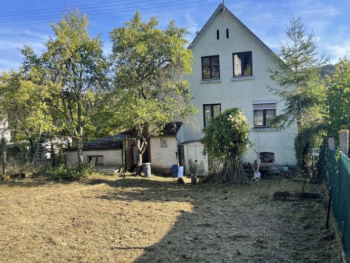 Wolnostojący dom jednorodzinny z garażem i ogrodem – Gartenansicht