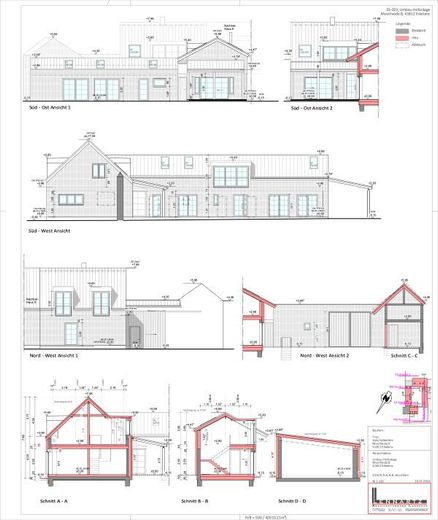 Gesamtplan Außenansichten