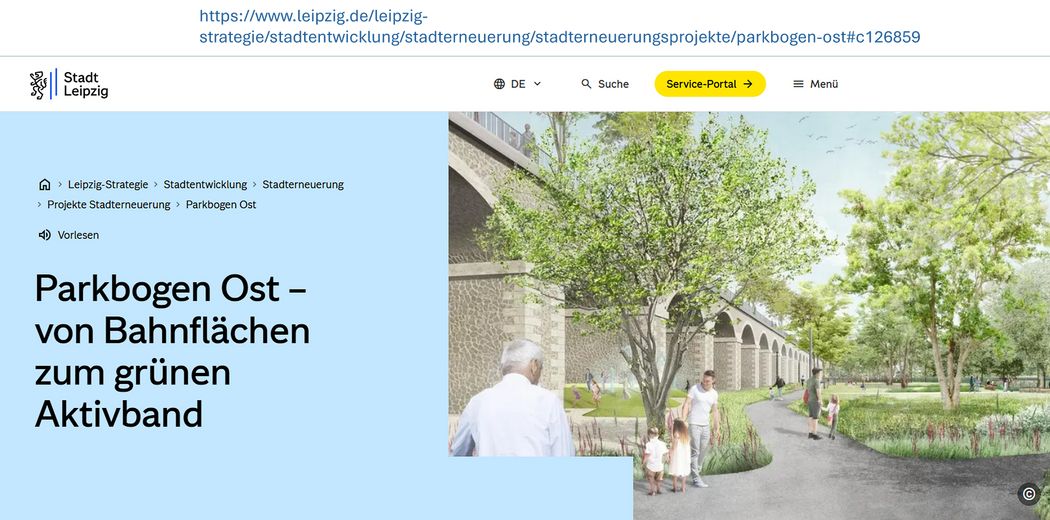 2-Zi. Wohnung + Balkon + Keller + Garten + Aufzug – Parkbogen Ost (in Bau)