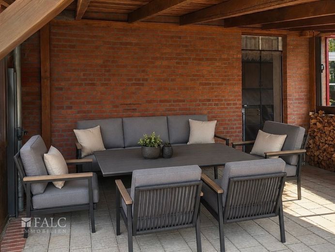 Provisionsfrei. Ein Zuhause zum Ankommen und Wohlfühlen! – Überdachte Terrasse - Einrichtung digital