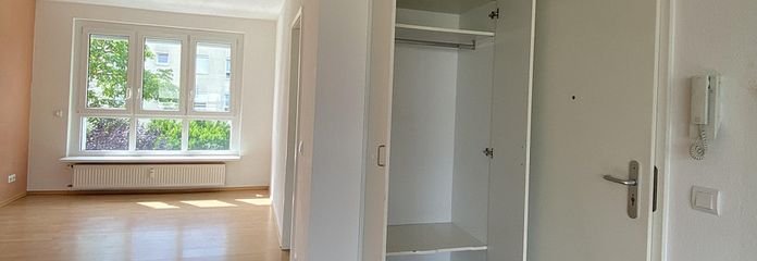 Eingang mit Einbauschrank