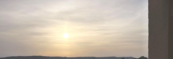 Ausblick Balkon Siedlung