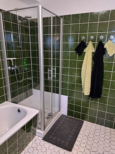 HAUS-SCHLUCHSEEBLICK: 3 Ferienwohnungen mit "Classic-Car-Ambiente" in Premiumlage (€ 1,1 Mio. +Inv.) – UG Bad mit Dusche und Badewann
