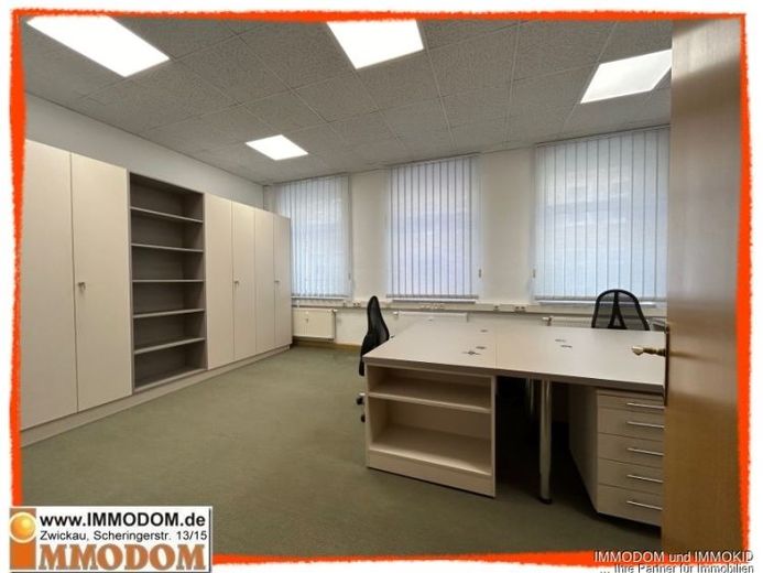 Ufficio di 3 locali, arredamento e cucina componibile opzionali, a Zwickau, in posizione ben collegata, in affitto! – Foto 1