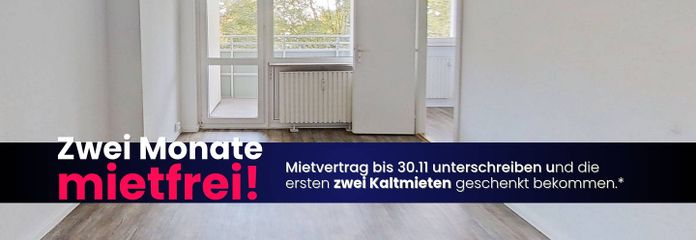 Modern 1-room apartment with BALCONY and fitted kitchen
