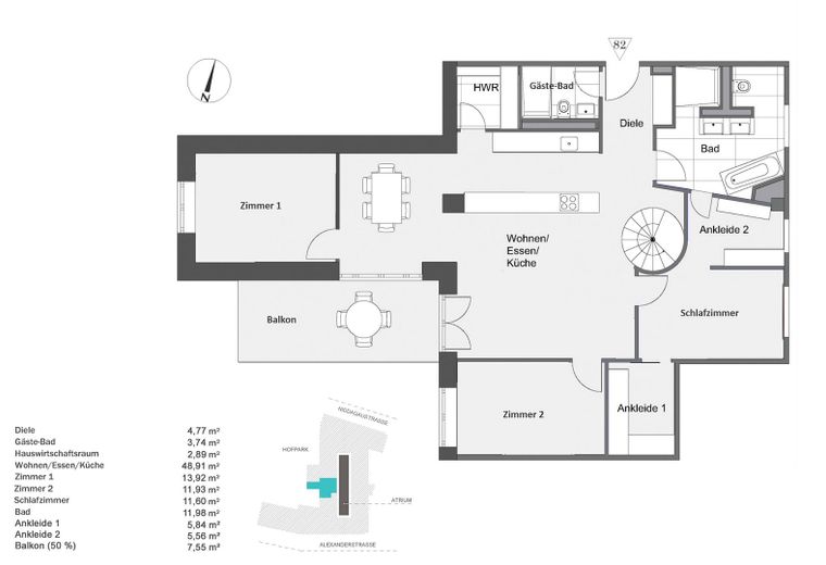 180qm Penthouse Wohnung in Frankfurt Rödelheim – Foto 13