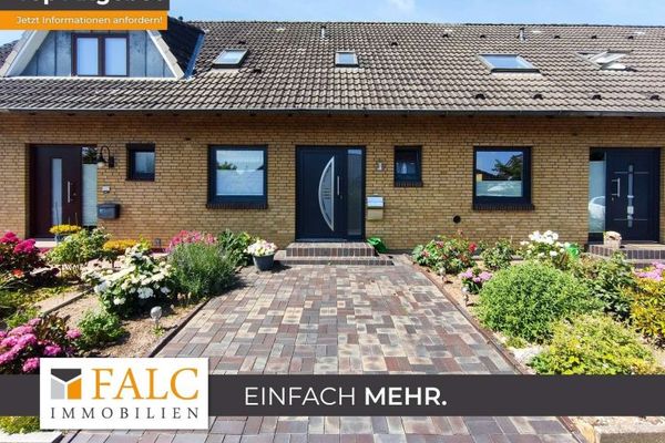 Eigennutzung oder Vermietung. Gepflegtes Reihenhaus mit Terrasse und Garten in Handewitt-Weding
