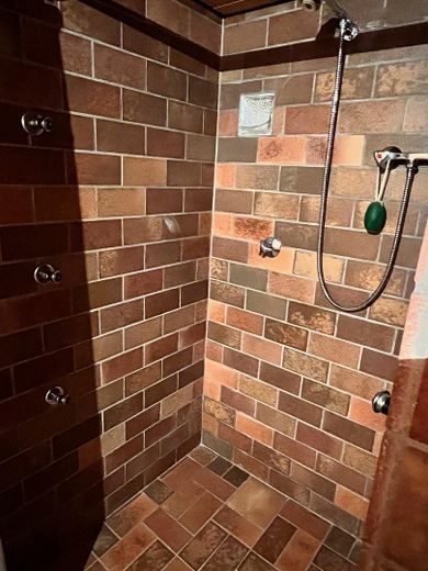 Sauna mit Dusche