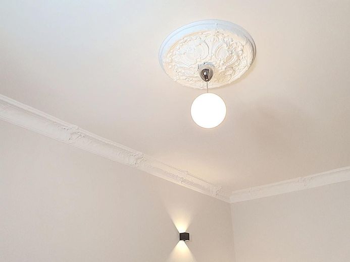 Stuckelemente im Wohnzimmer