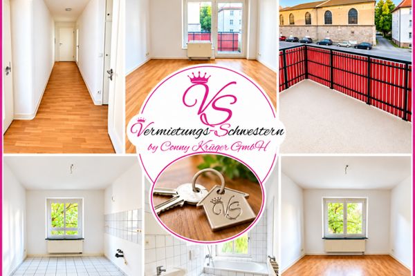 helle 2 Raum Wohnung mit Balkon im zentraler Lage
