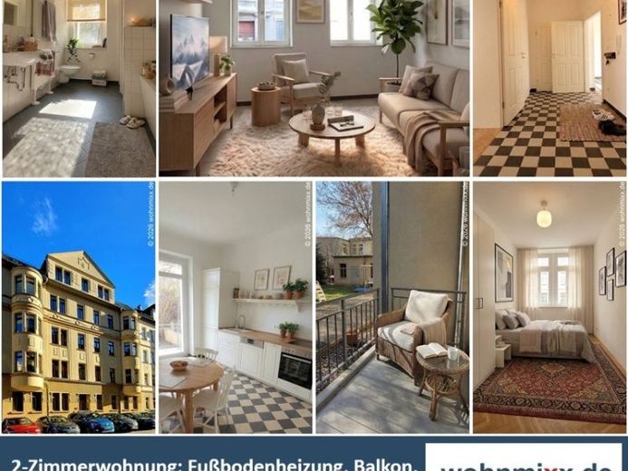 2-Raum-Wohnung mit perfekter Ausstattung: Fußbodenheizung, Balkon, Bad mit Du & Wanne, Gäste-WC... – Foto 1