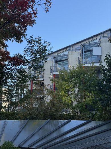 Blick auf Balkon