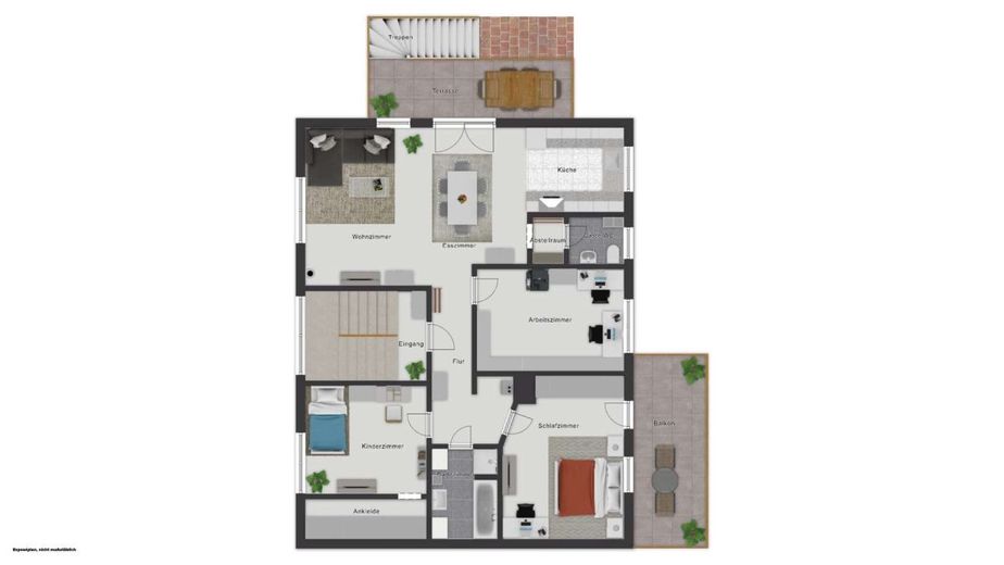 Geräumige 4-Zimmer-Wohnung mit Top-Energieeffizienz und geringen laufenden Kosten – Grundriss