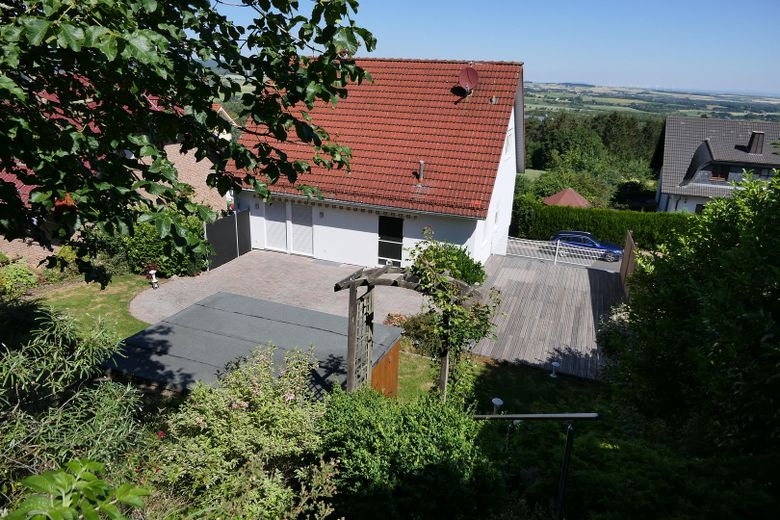 Ansicht von Garten oben