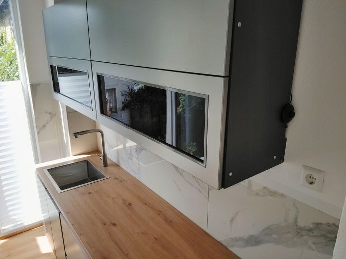 Modernized semi-detached house with view of the Schlei No commission from private seller ... living like on vacation! – Küche UG