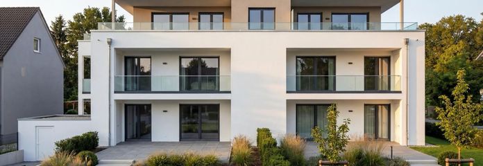 Provisionsfreie Eigentumswohnungen in urbaner ruhiger Lage – Ansicht von Süden